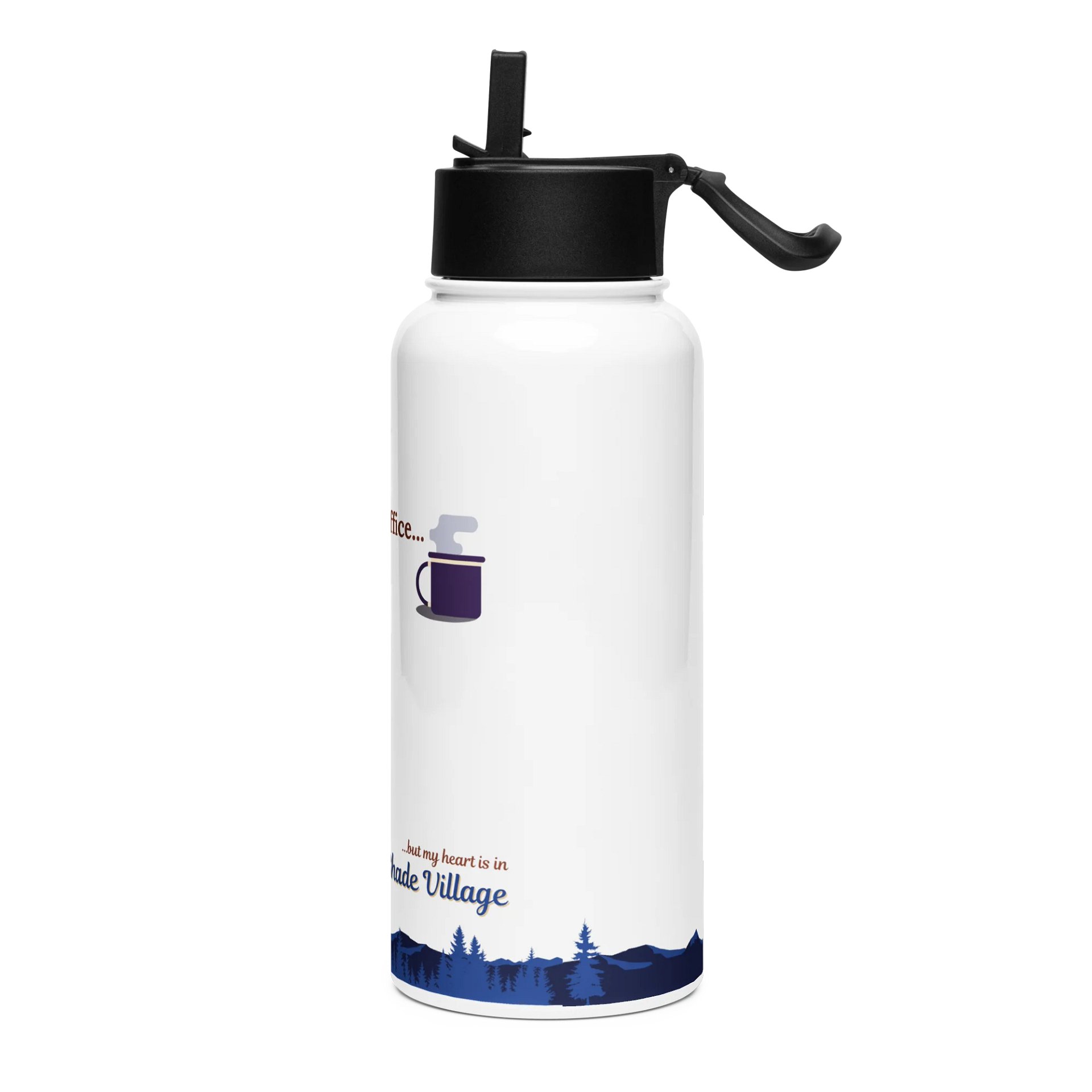 My Body is In Office Stainless Steel Water Bottle product image (3)