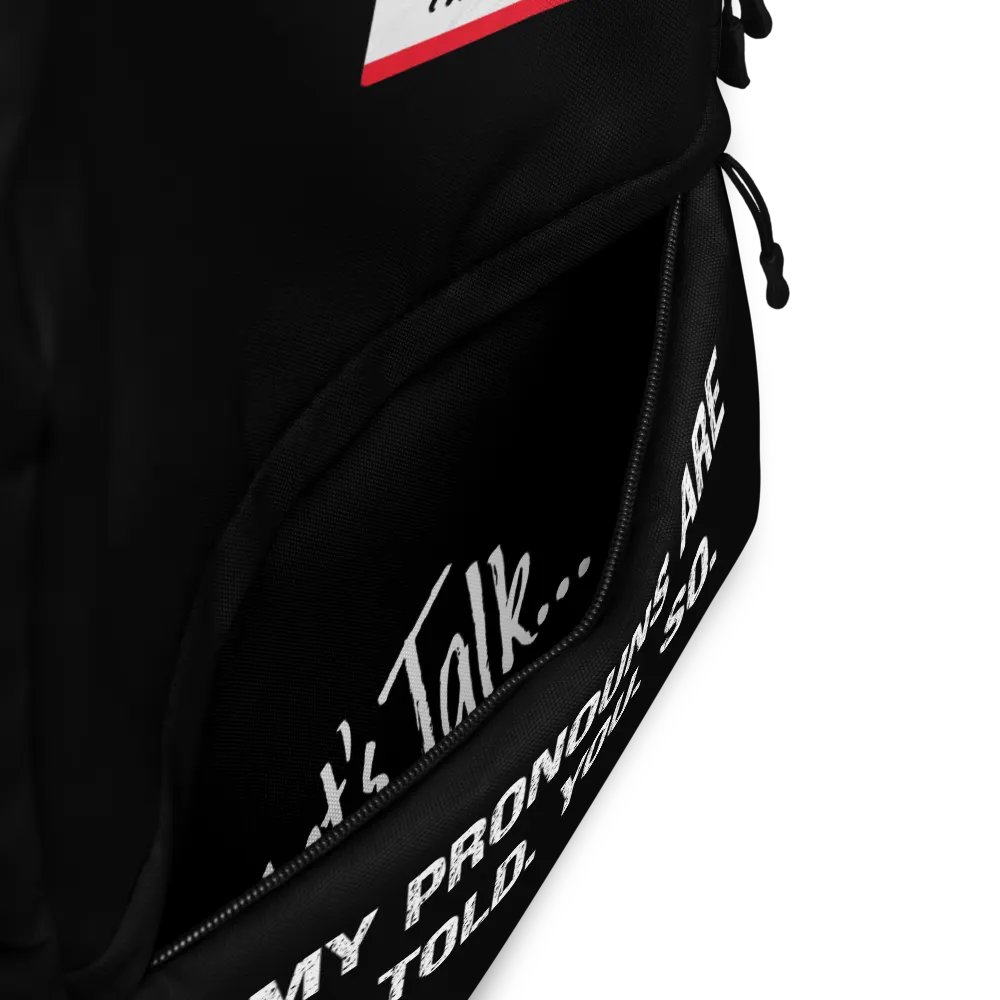 “Conspiracy Pronouns” Back Pack product image (11)
