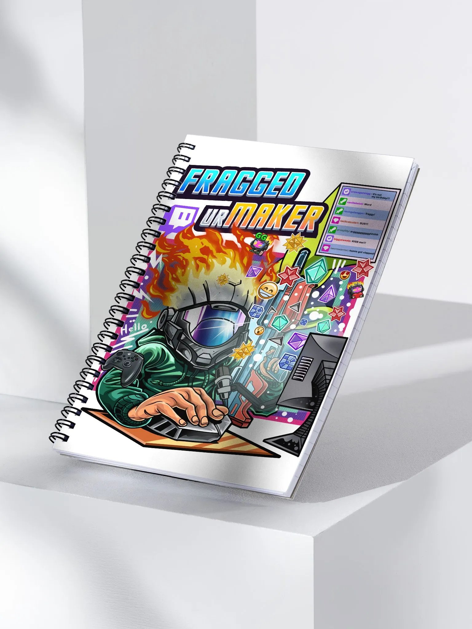 Fragged Streamer Notebook product image (4)