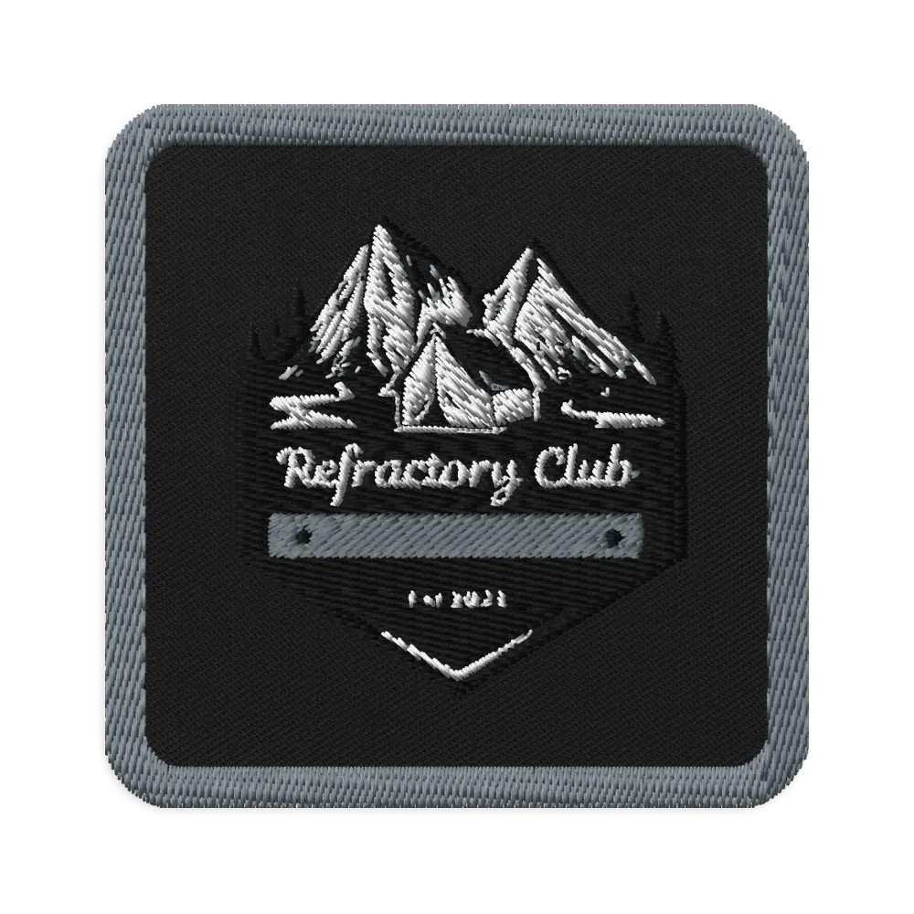 Patch Brodé Carré Noir et Gris product image (7)