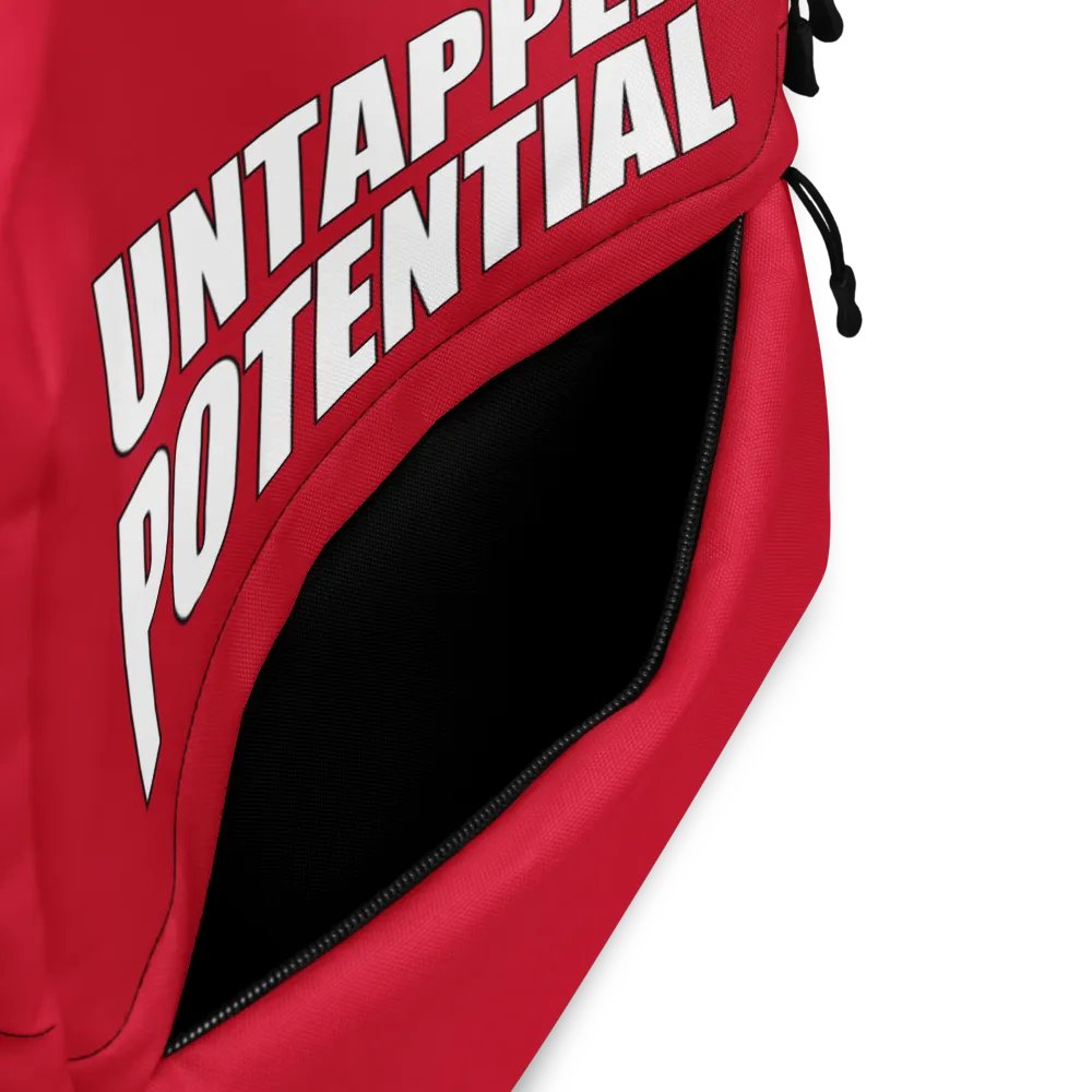 Untapped Potential Red Large Print Back Pack product image (4)