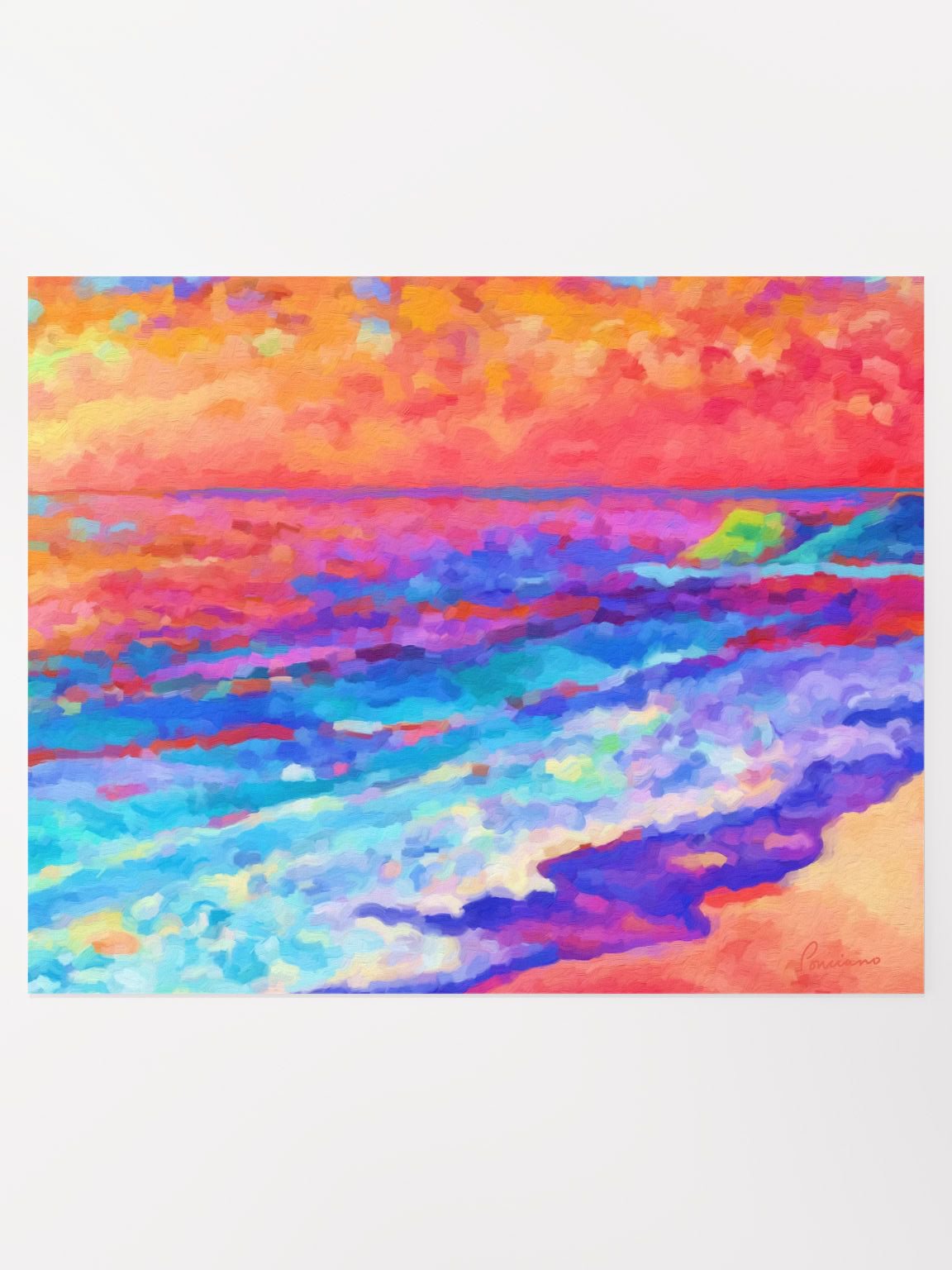Sunset in Red Poster product image (1)