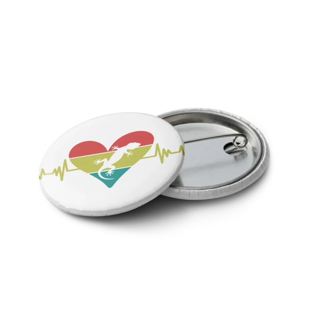 Glossy Color Collection: Pin Button Set with Geckos all over product image (7)