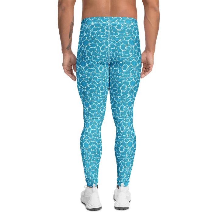 Unique Water Pattern Comfortable Men's Leggings product image (2)