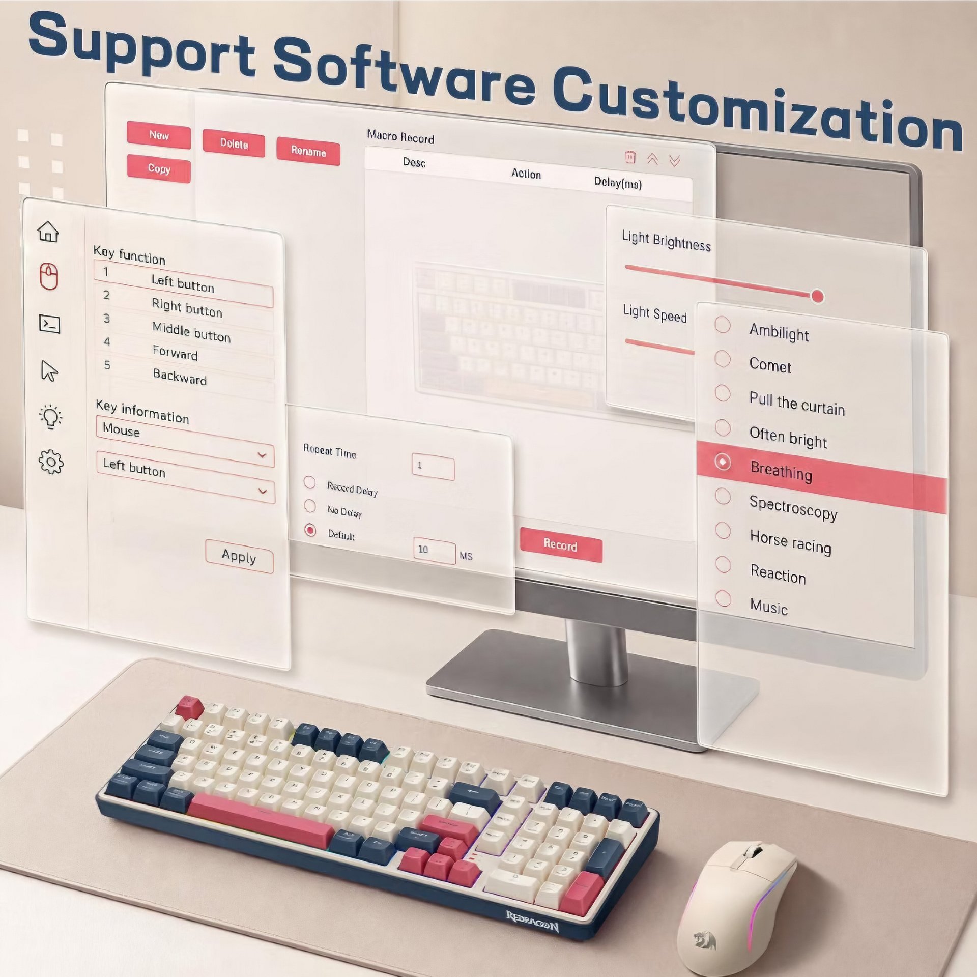 Redragon S Series Wireless Keyboard and Mouse product image (7)