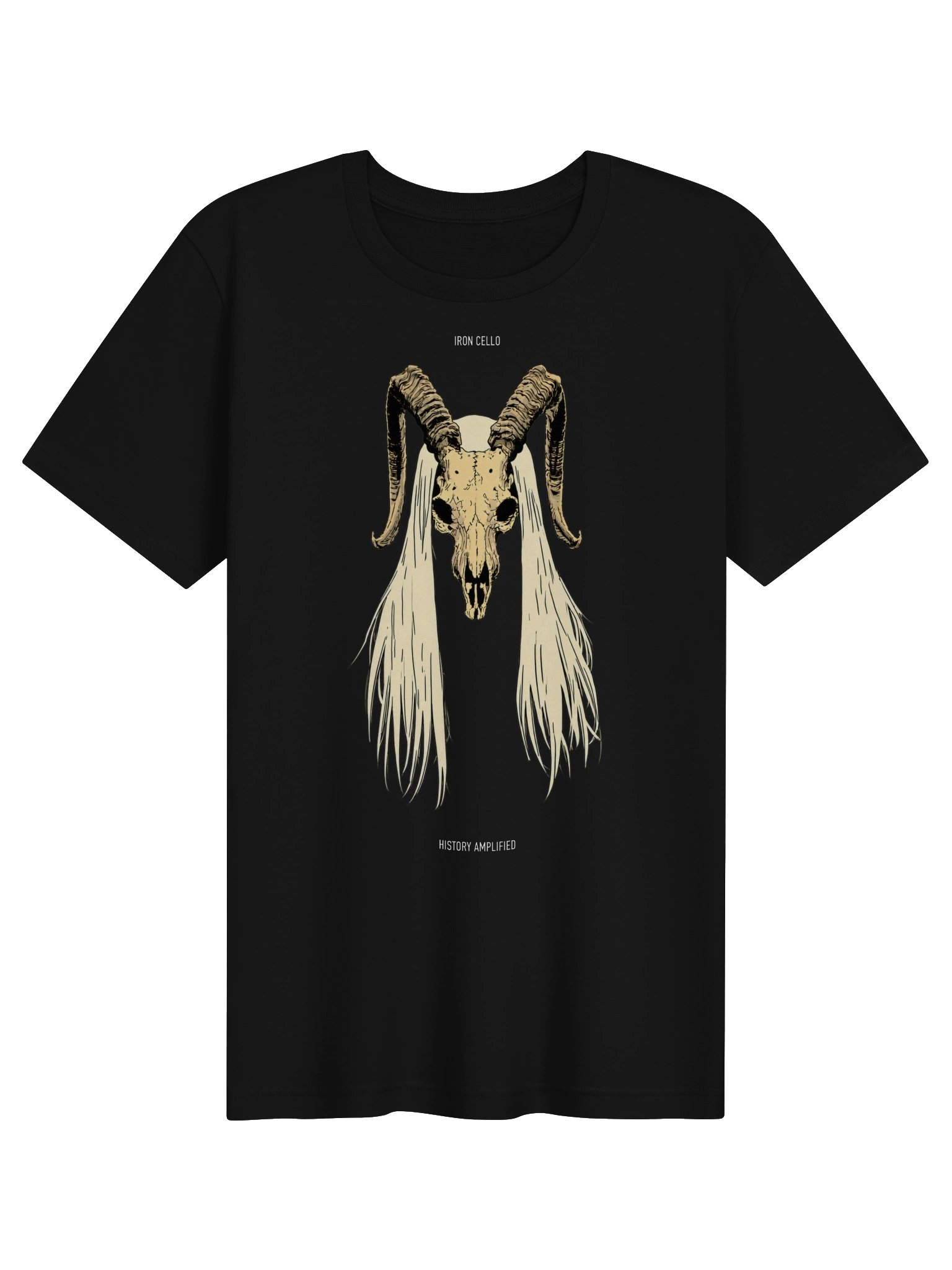 Horned Skull | Iron Cello Tee product image (1)