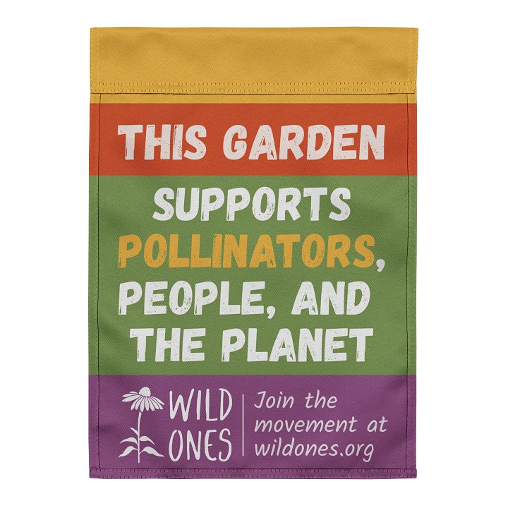 Pollinators, People, and the Planet (Garden Flag) product image (2)
