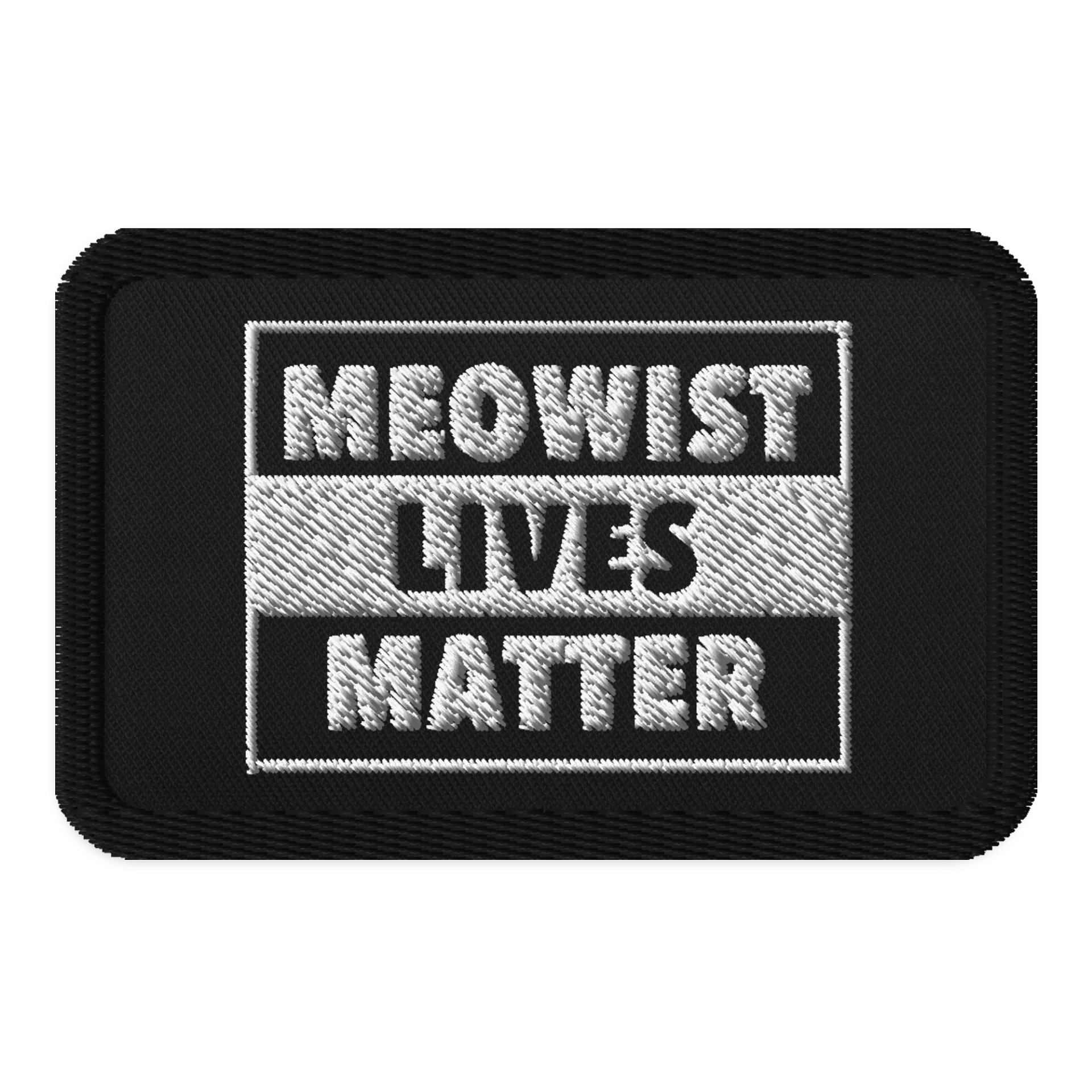 Meowist Lives Matter - patch product image (1)
