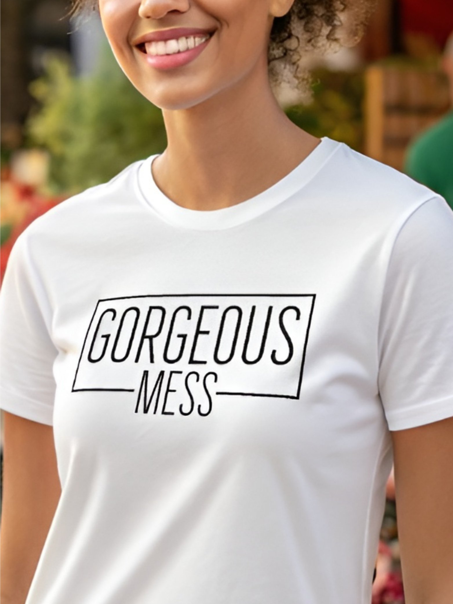 Gorgeous Mess - Women's White T-Shirt product image (1)