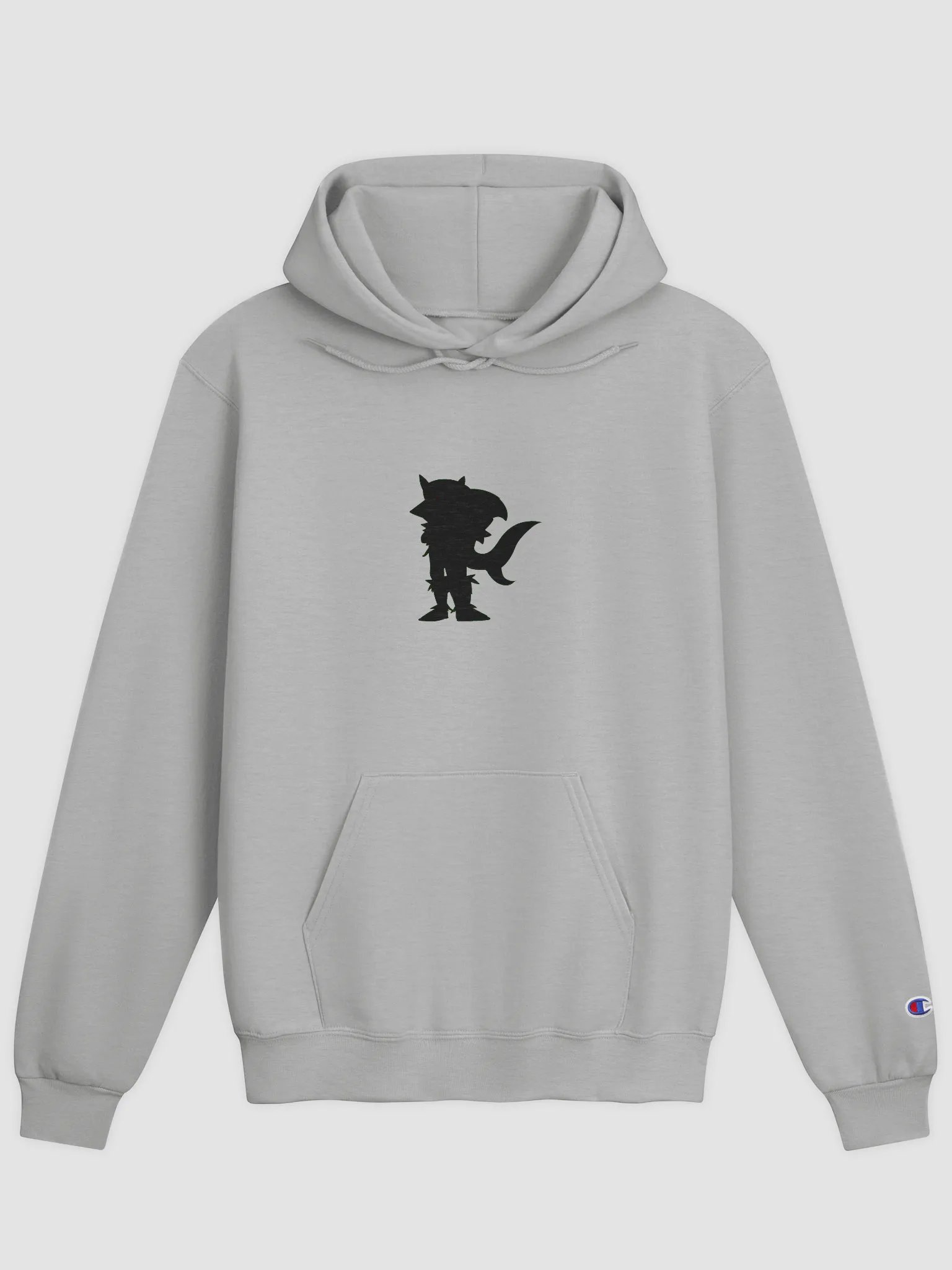 JWK JoJo Studio x Chimera Toons Champion Hoodie – Shark Silhouette Graphic Streetwear Sweatshirt product image (1)