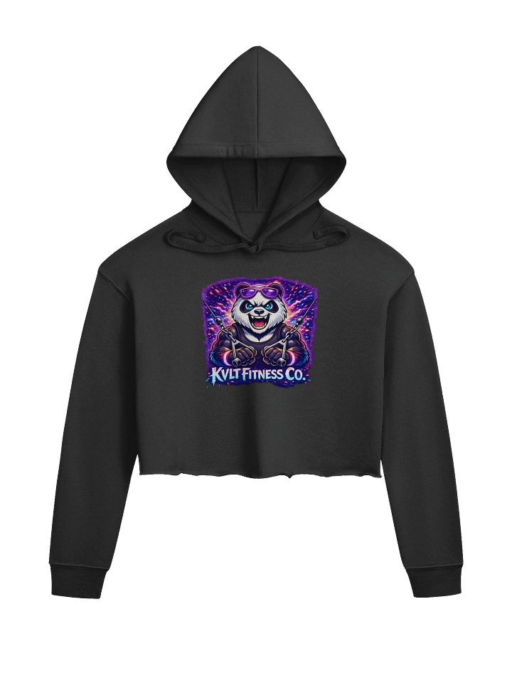 KVLT Fitness Panda Crop Hoodie product image (1)