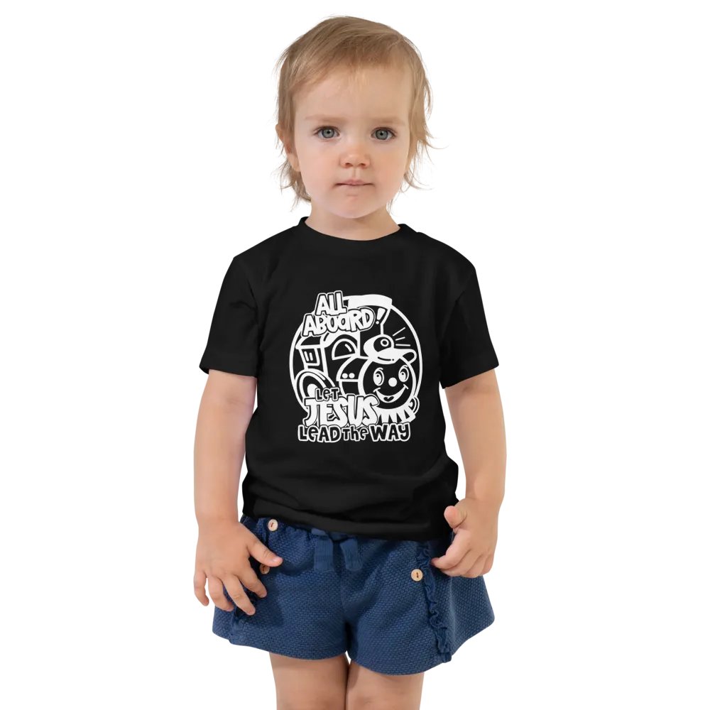 All Aboard - Let Jesus Lead the Way Toddler T-Shirt product image (7)