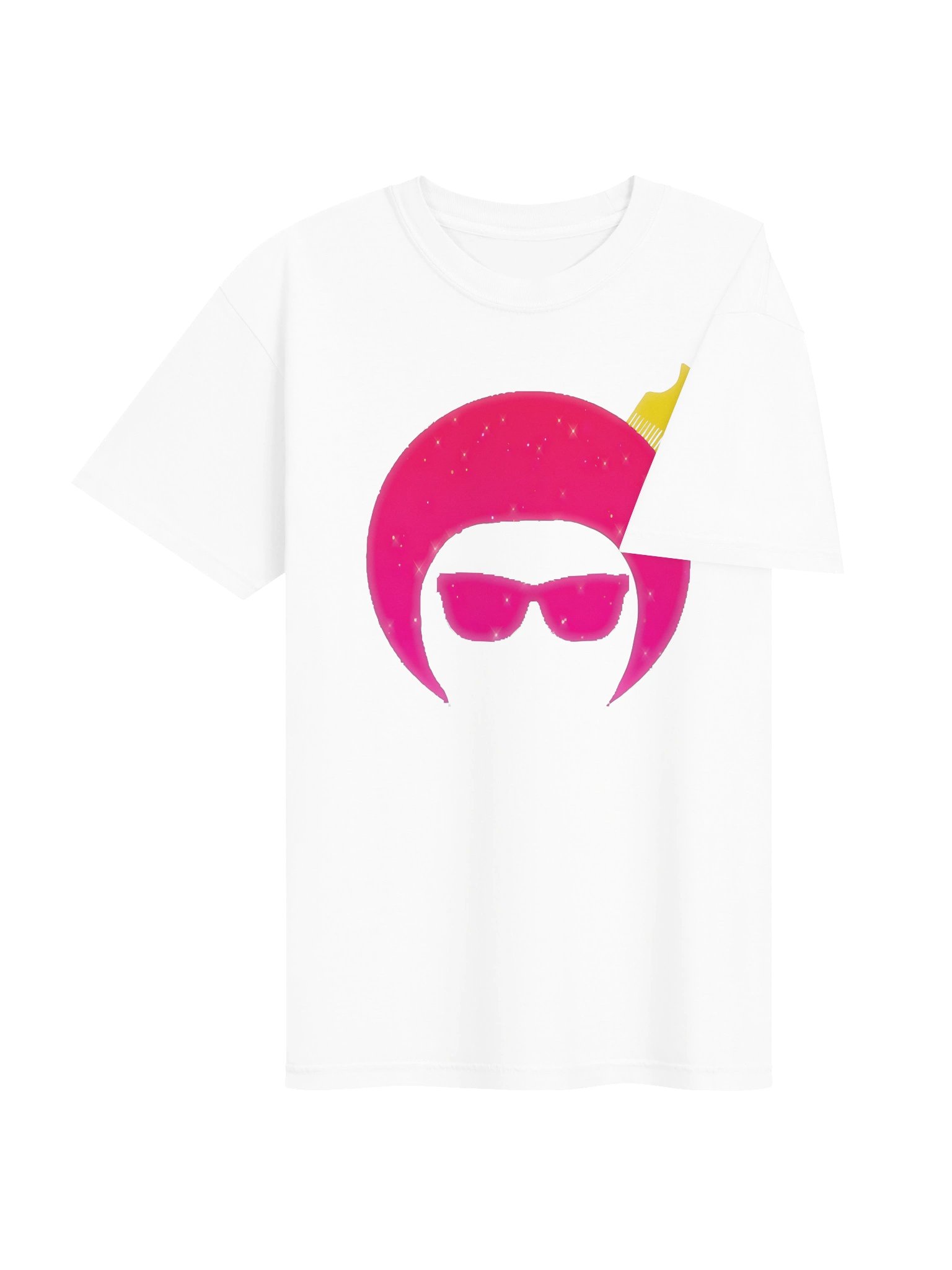 Pink Red Sparkle | Classic MystFro Graphic Tee product image (4)