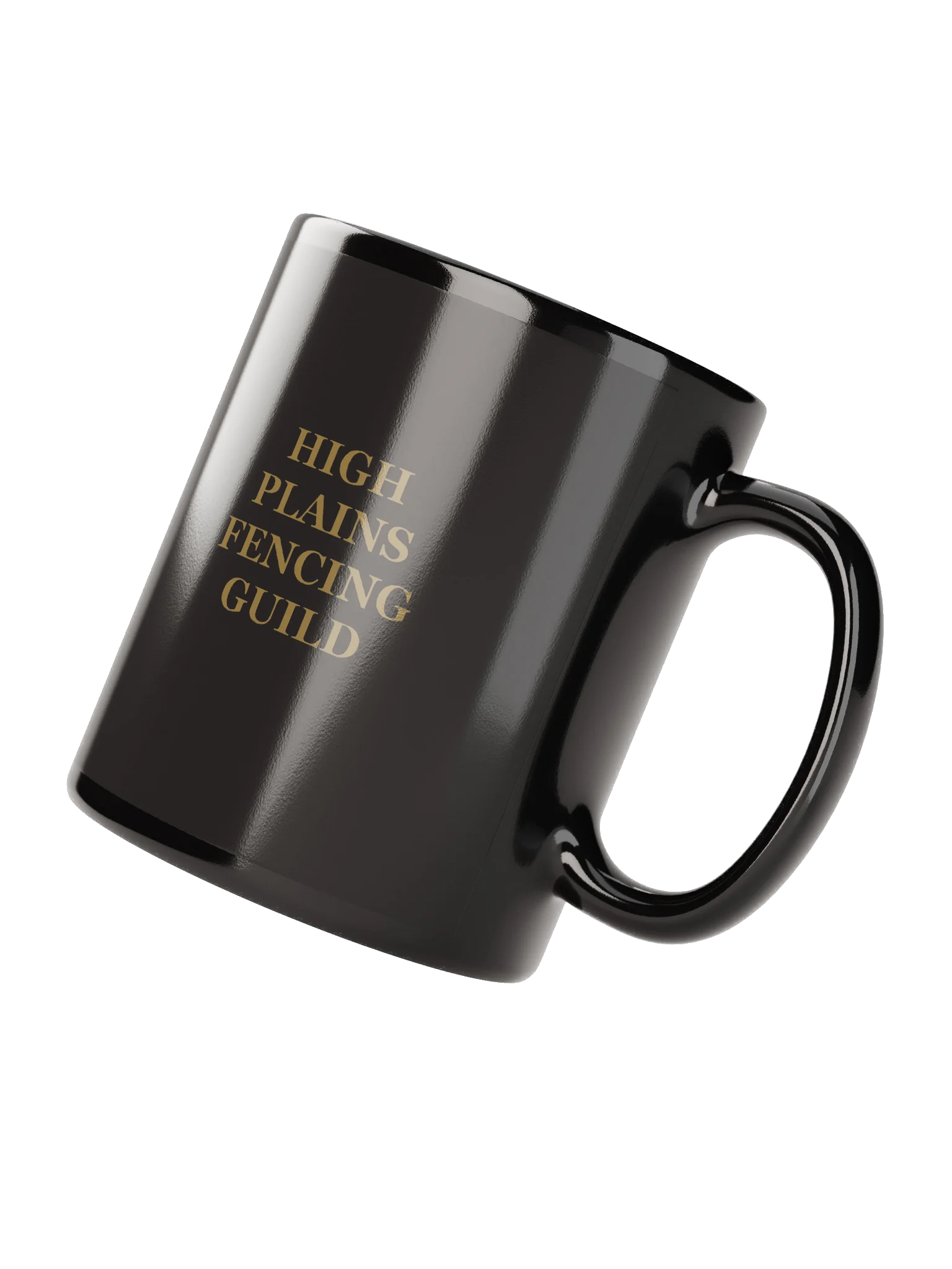Black High Plains Fencing Guild Emblem Mug product image (4)
