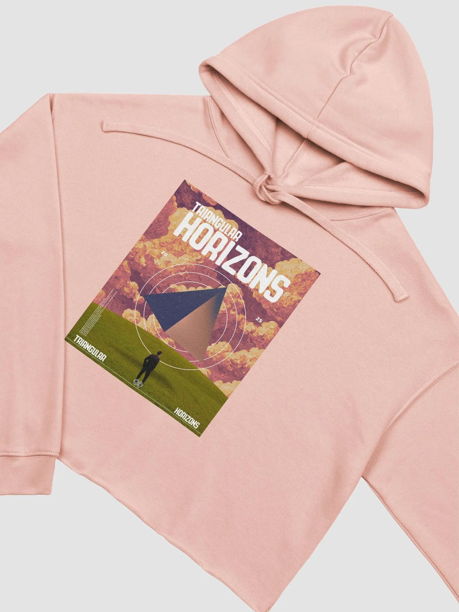 Triangular Horizons Crop Hoodie product image (19)