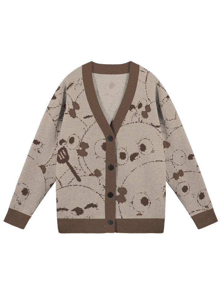 Pancake Unisex Jacquard Knit Cardigan product image (1)