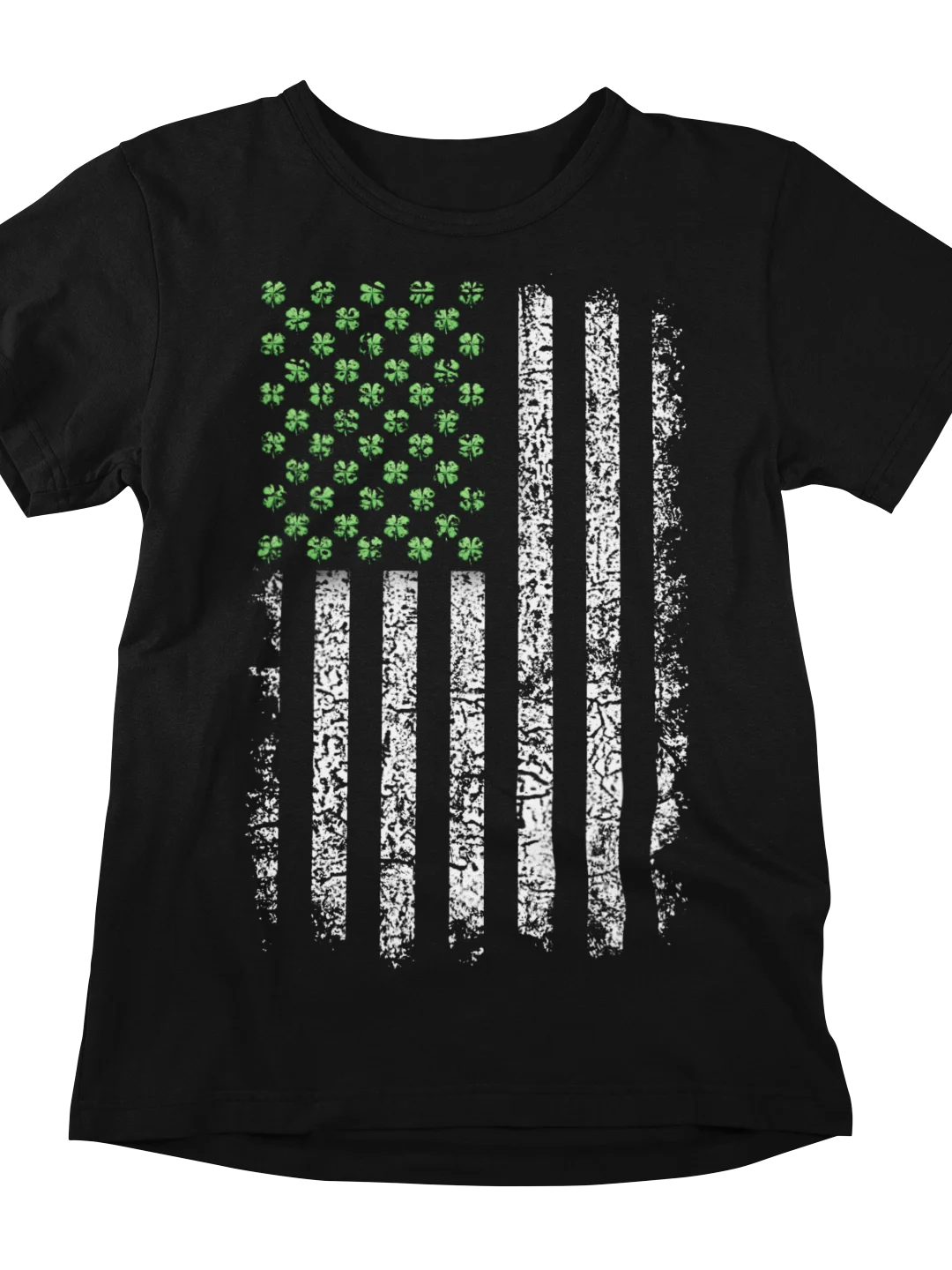 Shamrock Stars & Stripes Tee: St. Paddy's Patriotic Pride! product image (1)