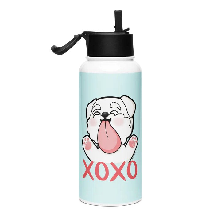 Bailey Kiss Water Bottle Cyan product image (1)