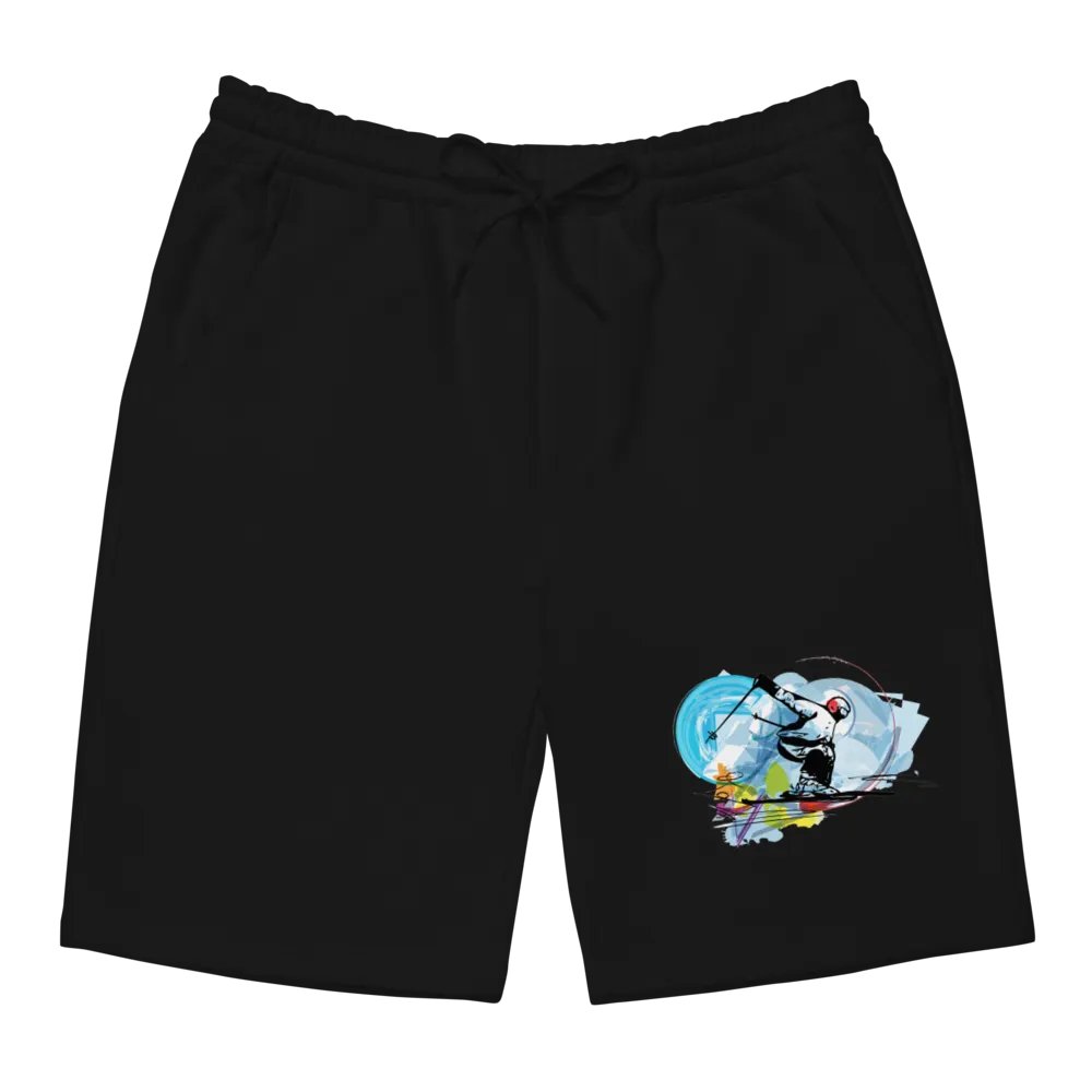 Dynamic Downhill: Artistic Skier Print product image (9)