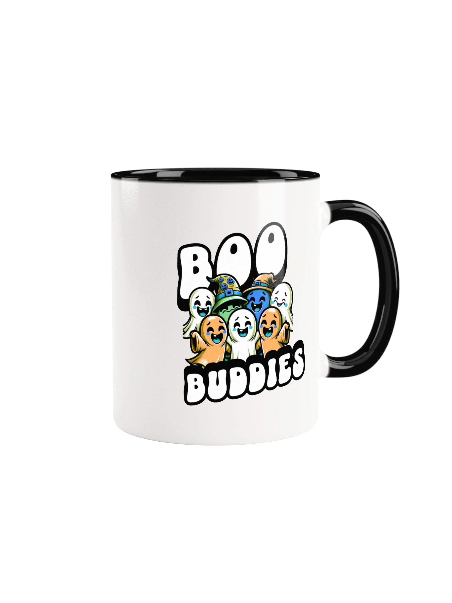 Boo Buddies Mug - Cute Ghost Friends Halloween Coffee Mug | Funny Halloween Ghost Mug product image (3)