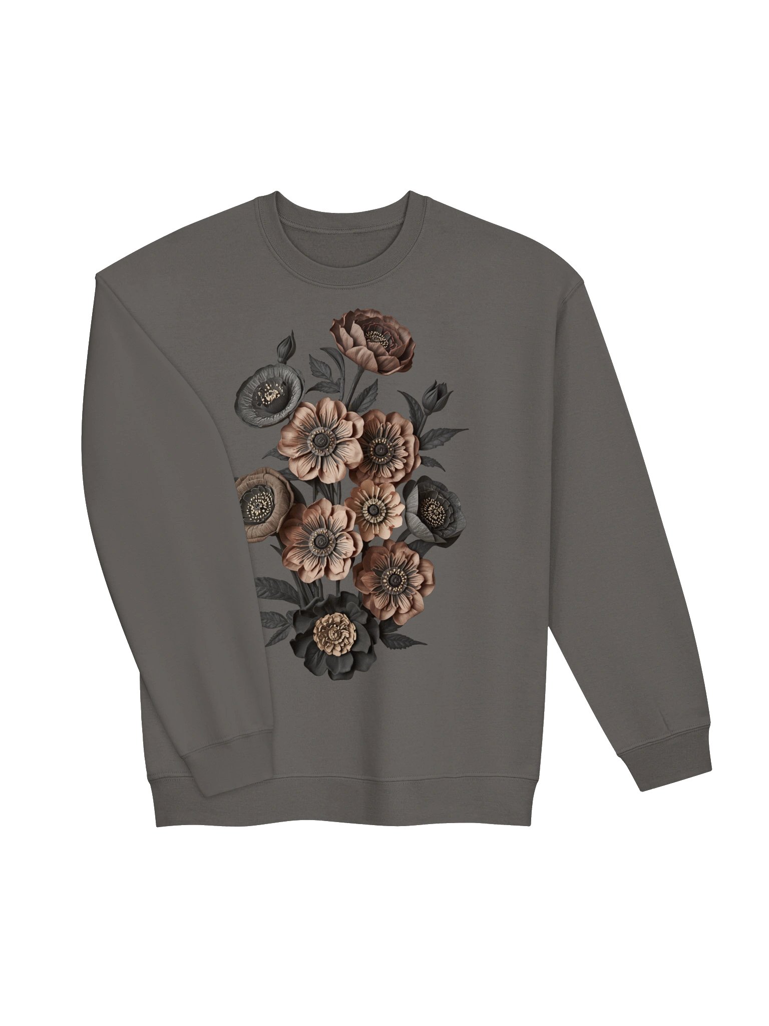 Moody Floral Crewneck Sweatshirt, Vintage Bouquet Crewneck product image (5)