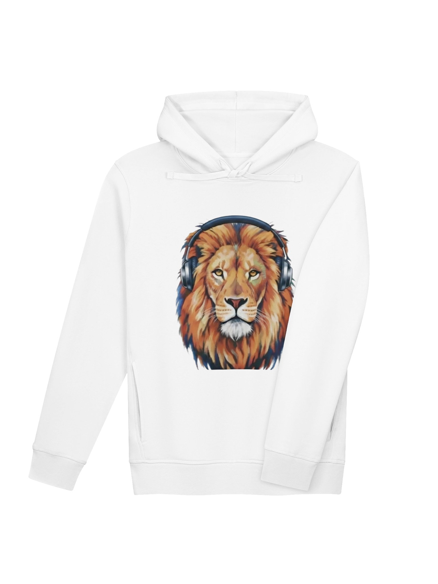 Majestic Neon Lion | Organic Premium Hoodie product image (12)