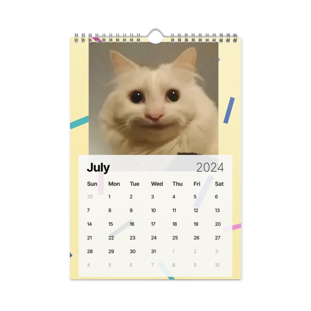 Wall Calendar (2024): Meme Cats product image (10)