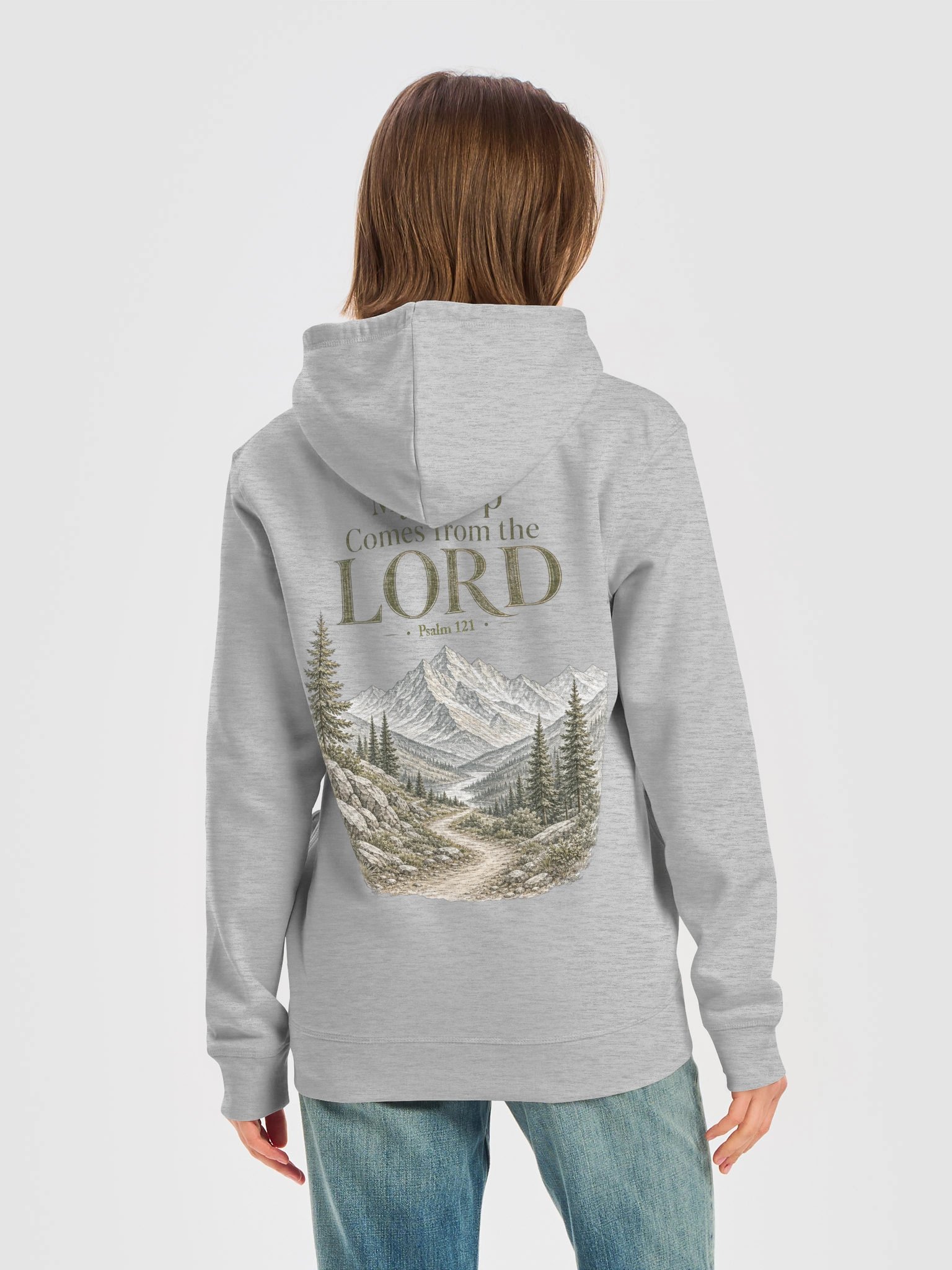 Psalm 121 My Help Comes from the Lord Christian Hoodie product image (2)