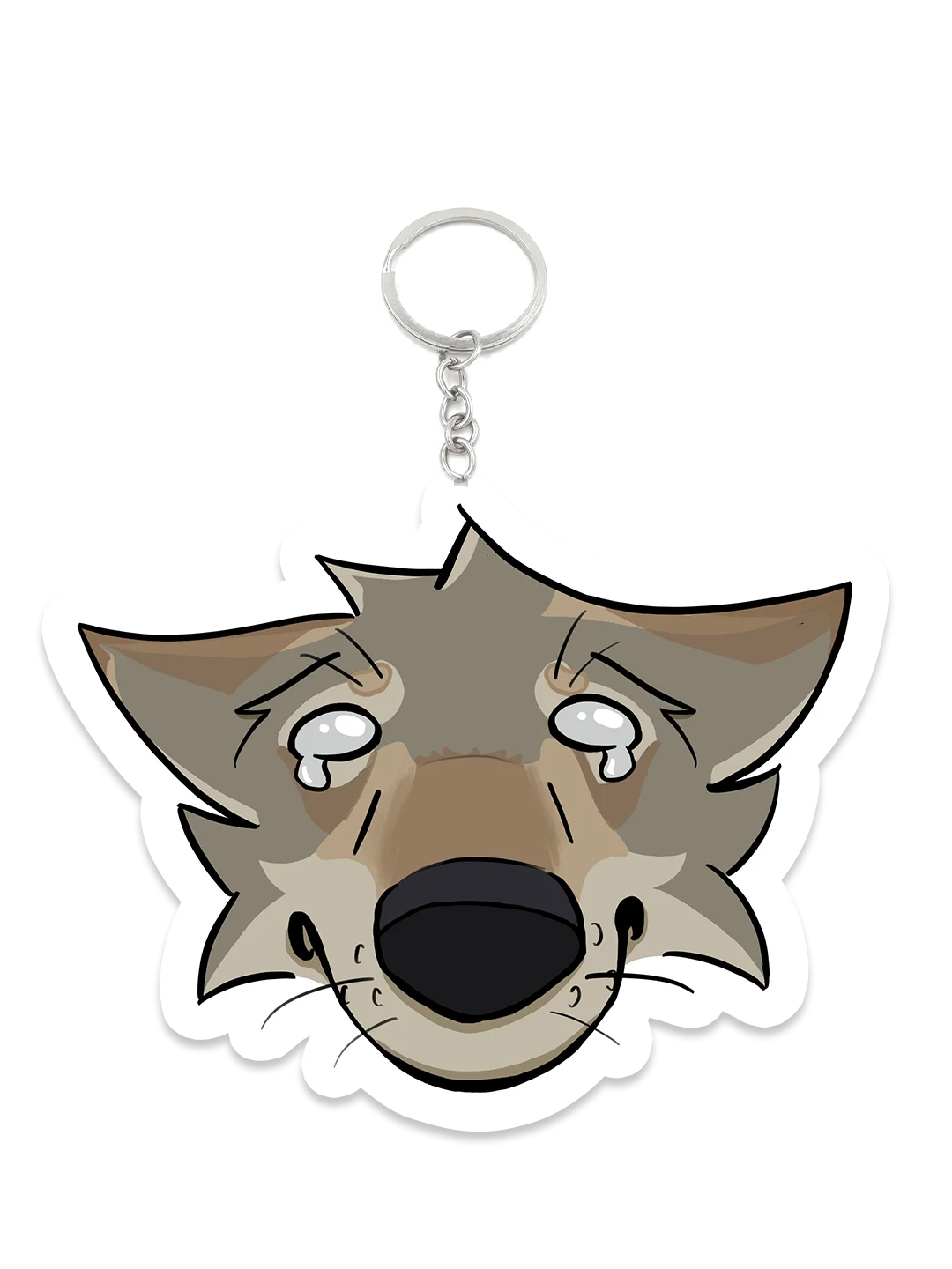 Sad Wolp Keychain product image (1)