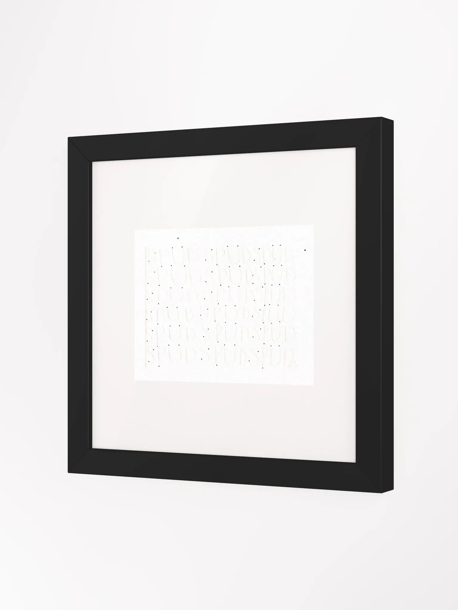 Spud Panel Card Print Framed product image (1)