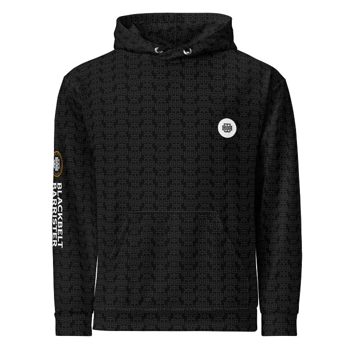 BBB All Over Print Black Hoodie product image (1)