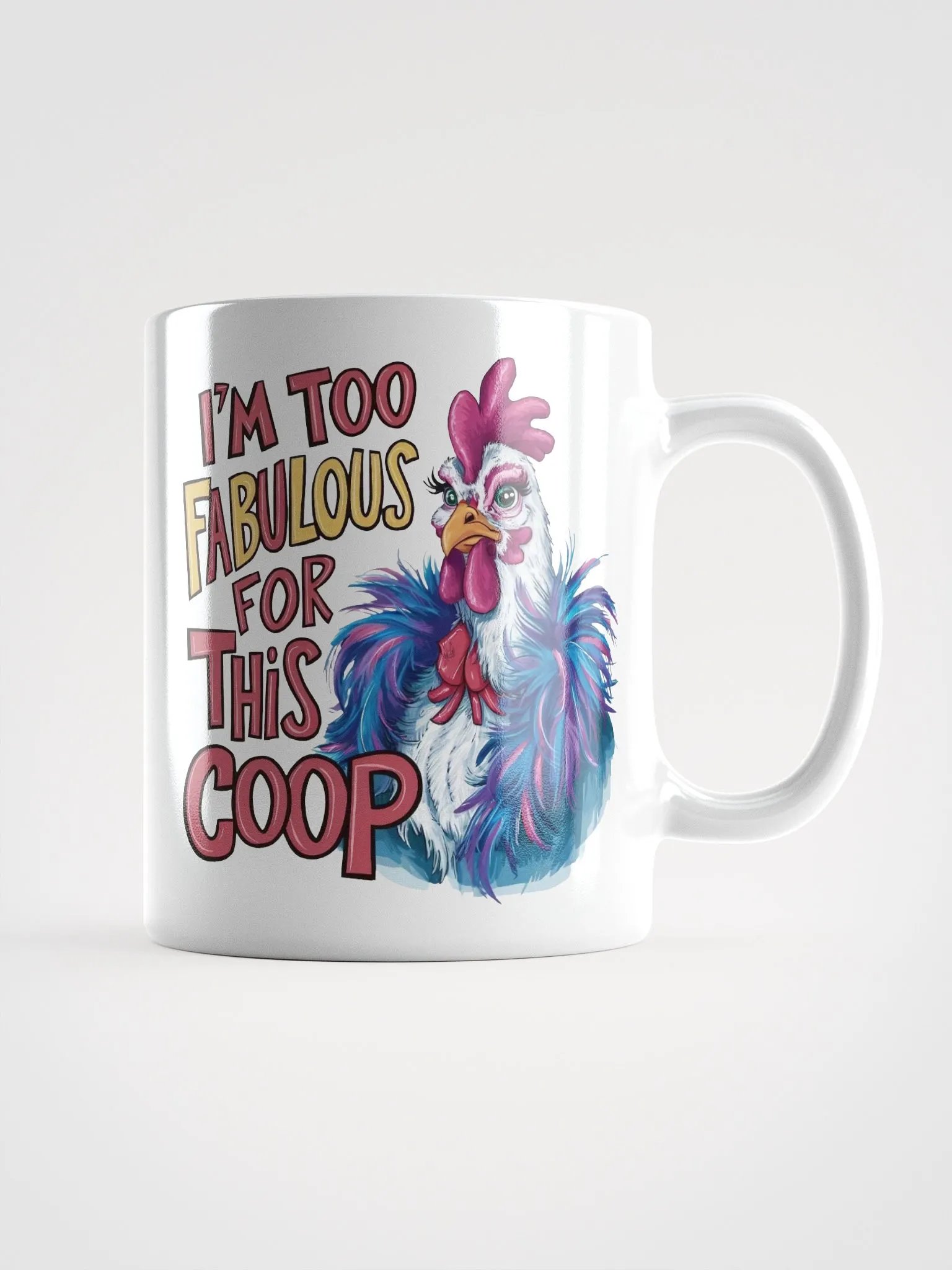 Fabulous Feathers White Mug product image (1)