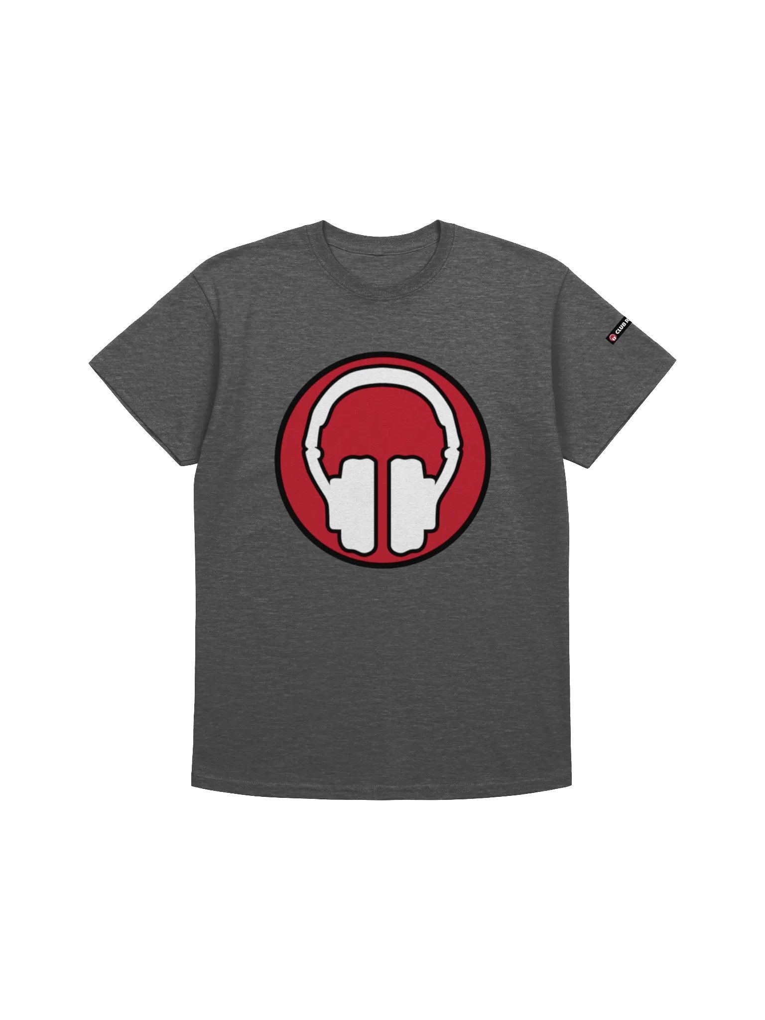 Headphones Large Front Print, With Tribe Back Print T-Shirt product image (1)