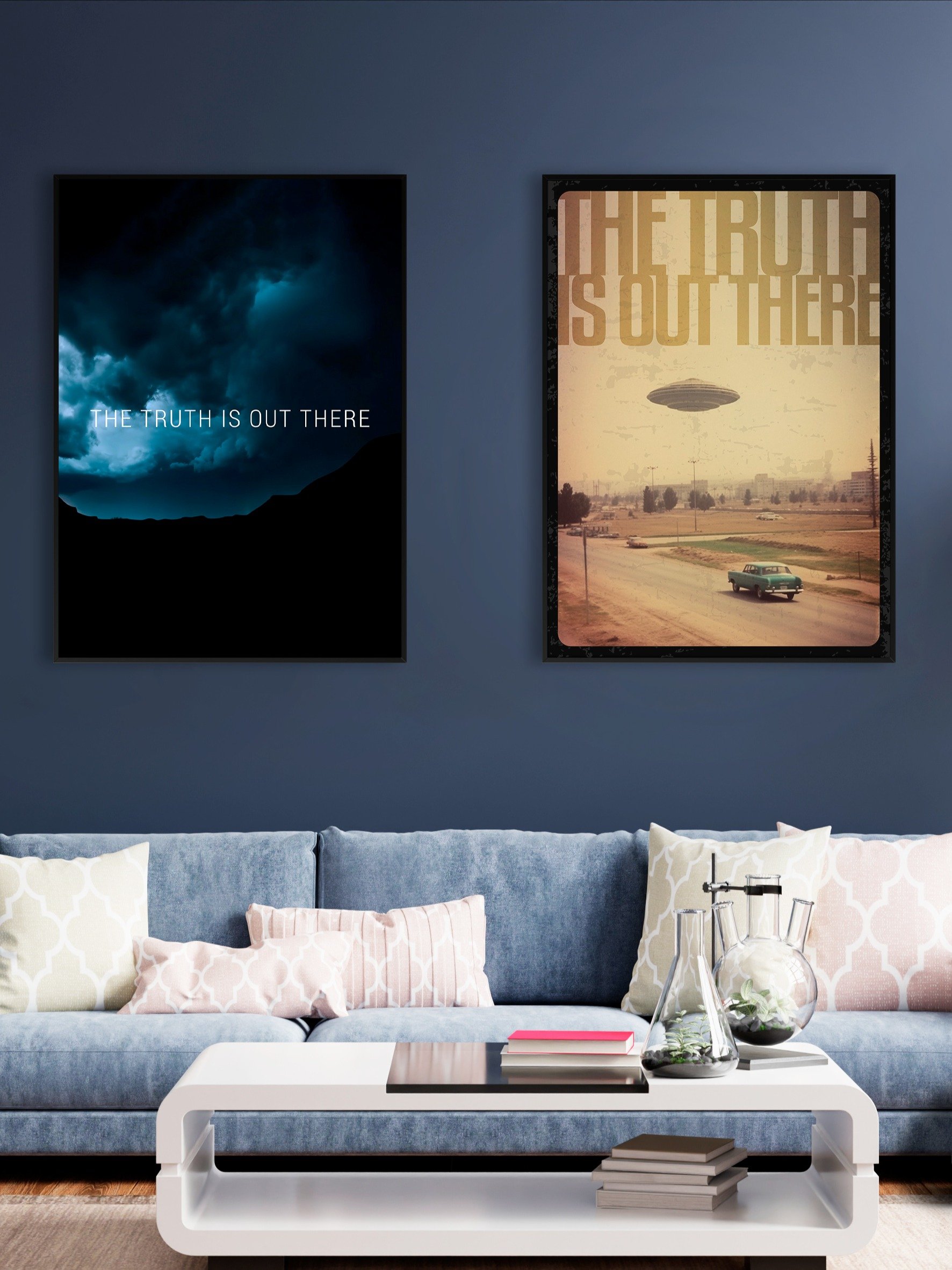 The Truth is Out There S01E01 / The X-Files poster — sci-fi poster, movie poster, space art print product image (2)