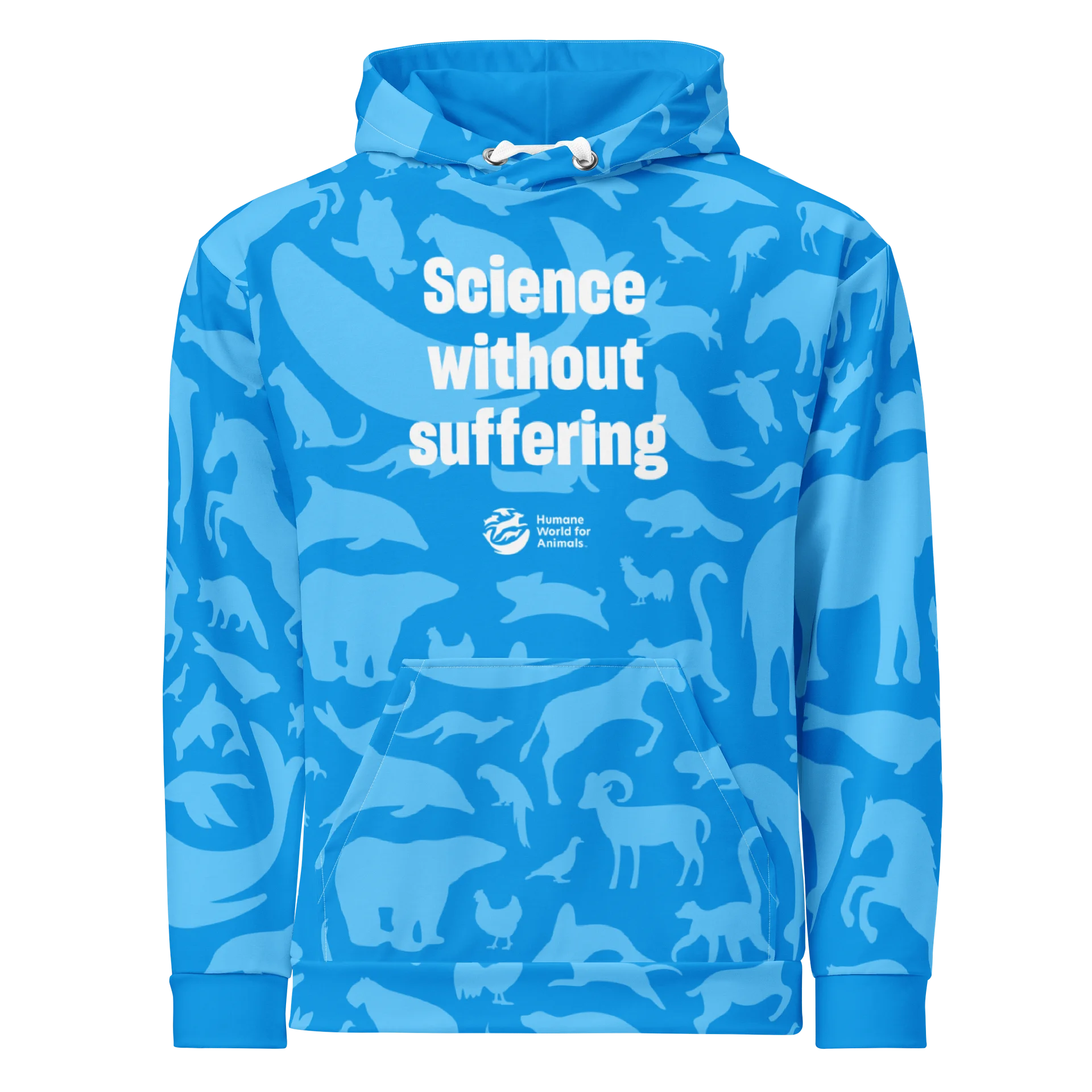 Science without suffering hoodie - Blue product image (1)