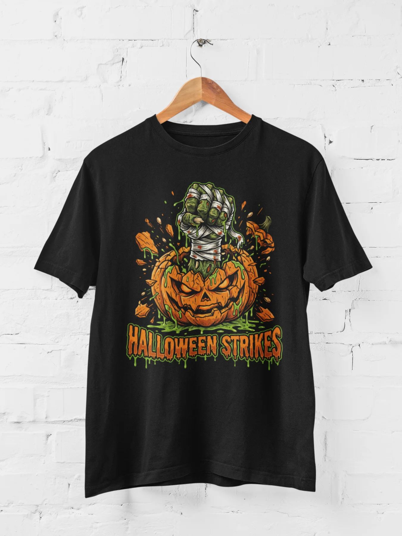 Zombie Fist Halloween Tee product image (1)