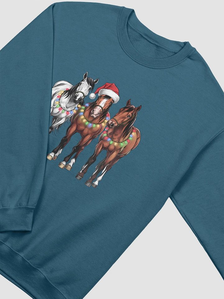 "Horses Christmas" sweatshirt product image (2)