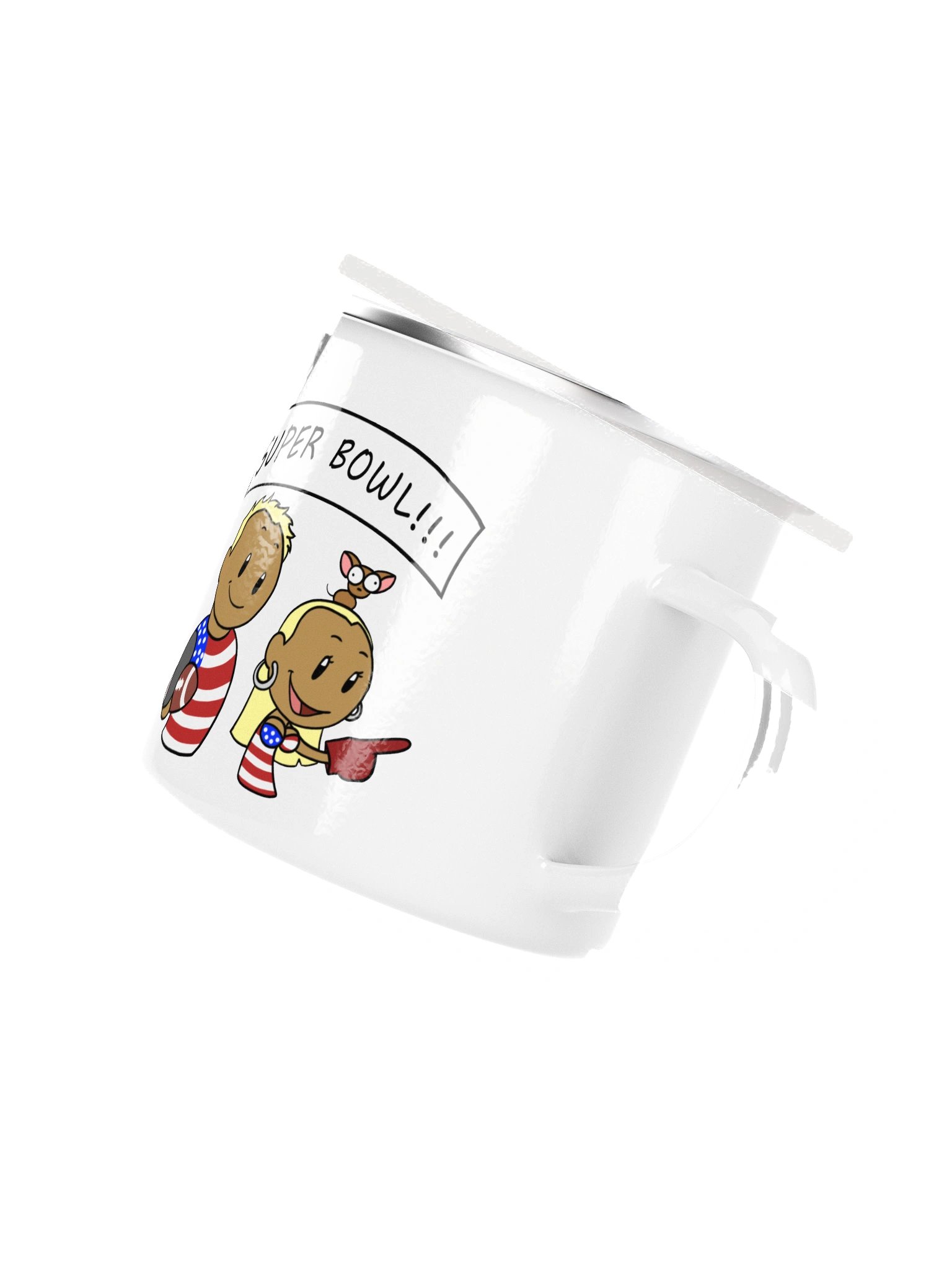 Superb Owl Super Bowl Enamel Mug product image (4)
