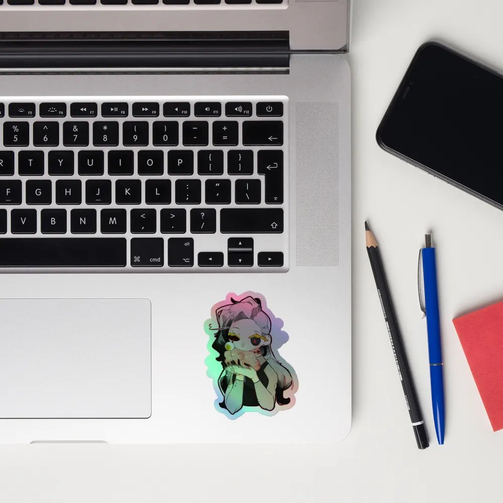 Mmm Brainz Holographic Sticker product image (10)