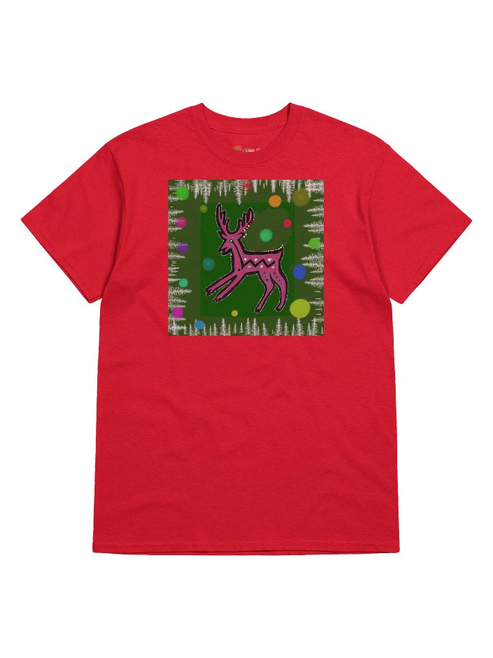 ArtyWear Tee of the Month - Dec '25 'Happy Holiday Deer' product image (1)