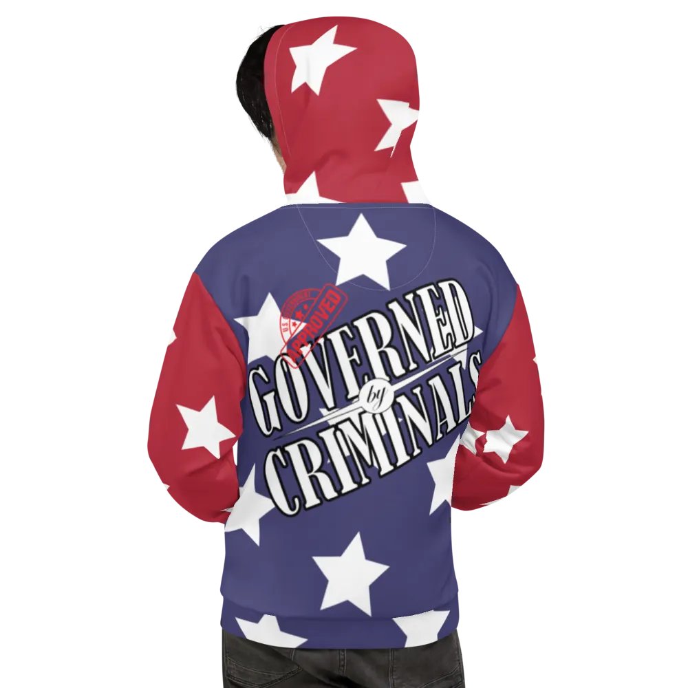 Governed By Criminals - USA - Recycled Unisex Hoodie product image (1)