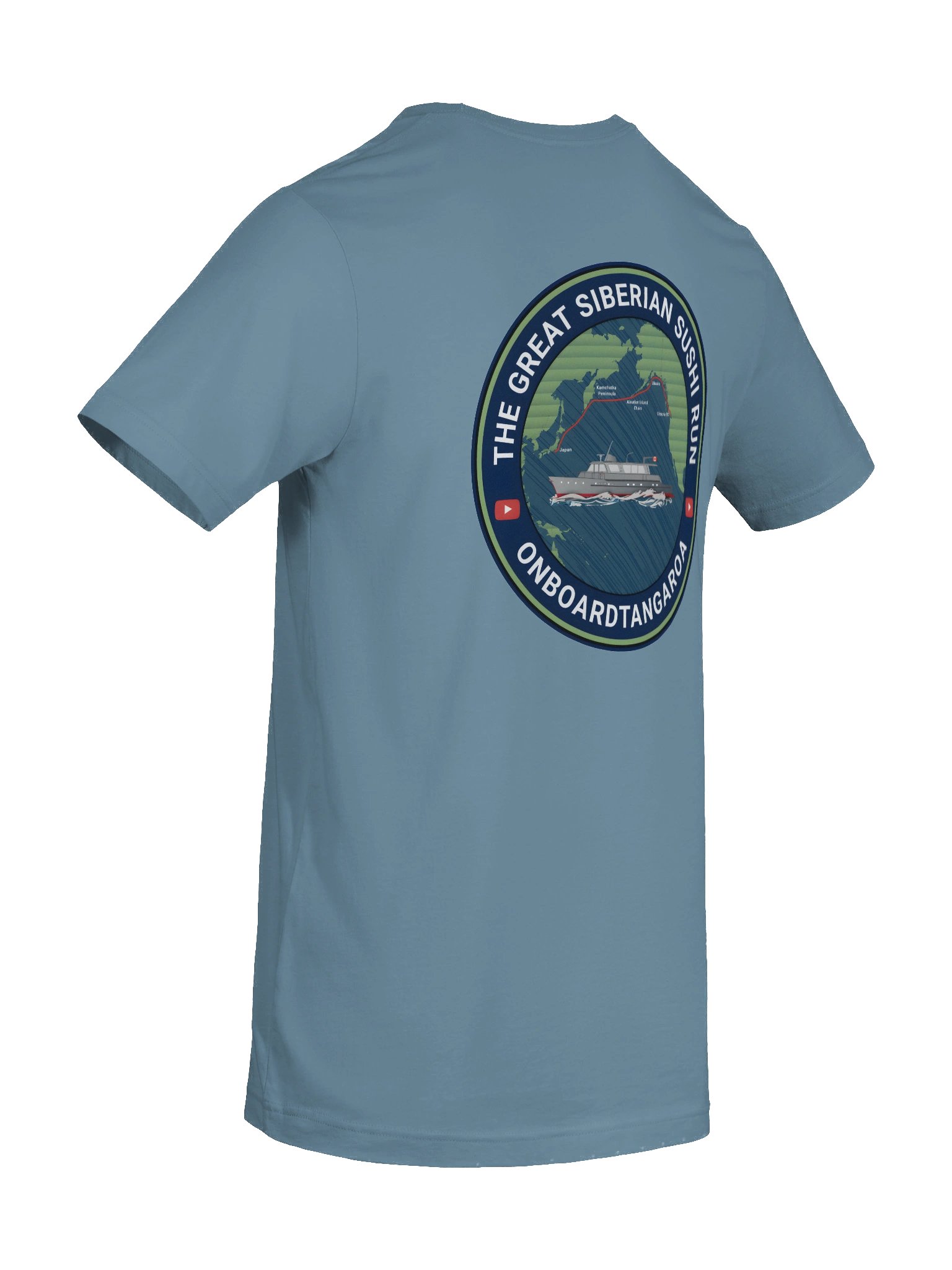 Ladies’ Scoop Neck T-Shirt – GSSR Route Map product image (10)