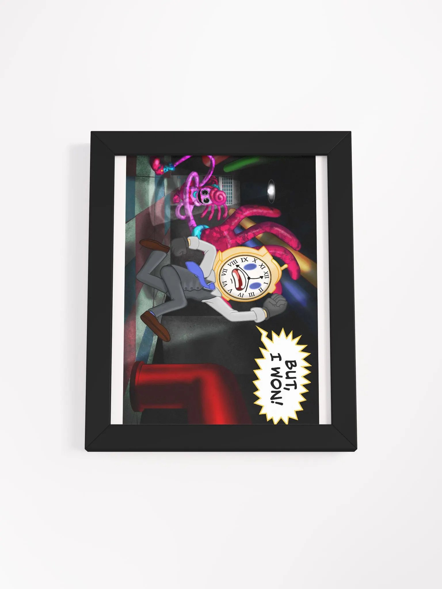Timey But, I won! Framed Print product image (2)