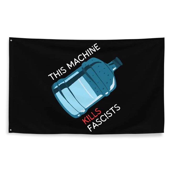 Gaza Solidarity Water Jug Flag product image (1)