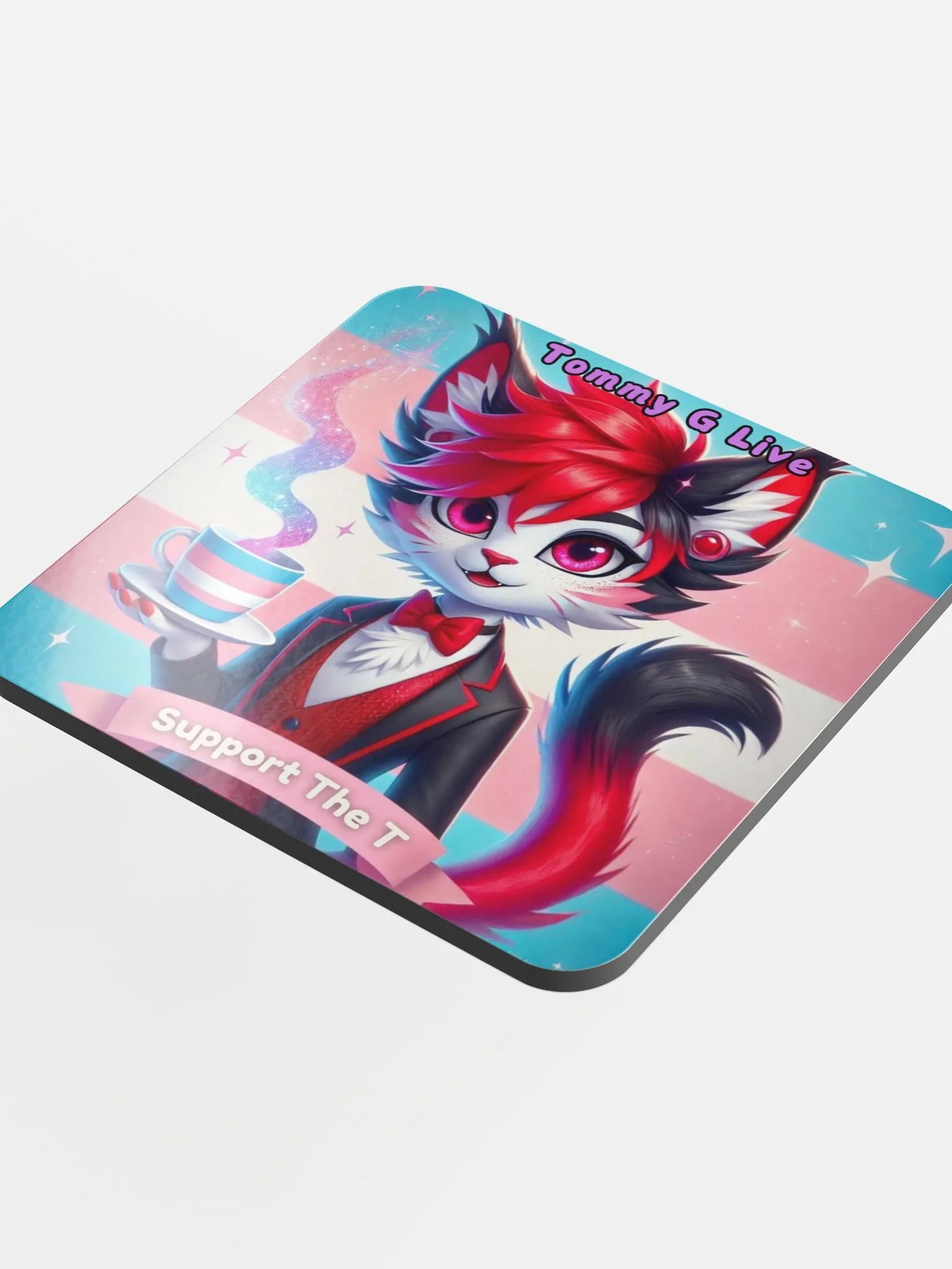 Support The T - Trans Drinks Coaster product image (4)
