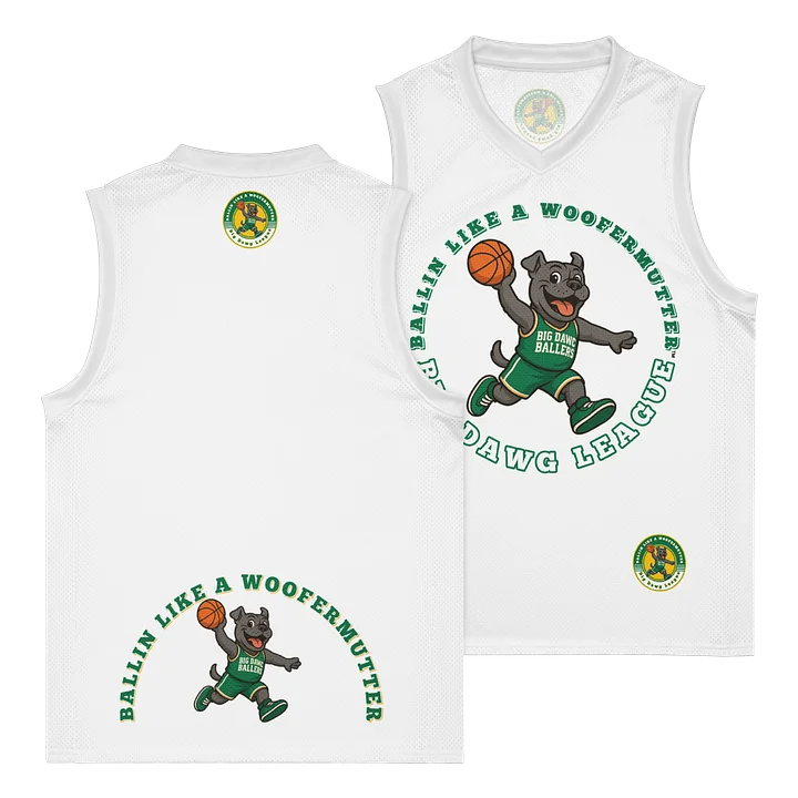 Cane Corso Ballin Like A WooferMutter™ Premium Basketball Jersey product image (1)