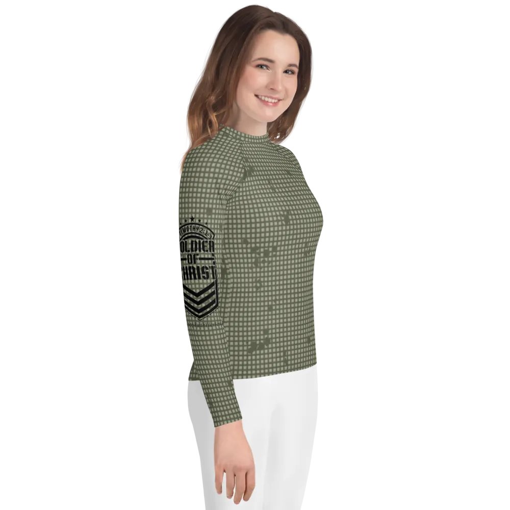 Faithful Camo: Youth Rash Guard - Desert Night Camo product image (5)