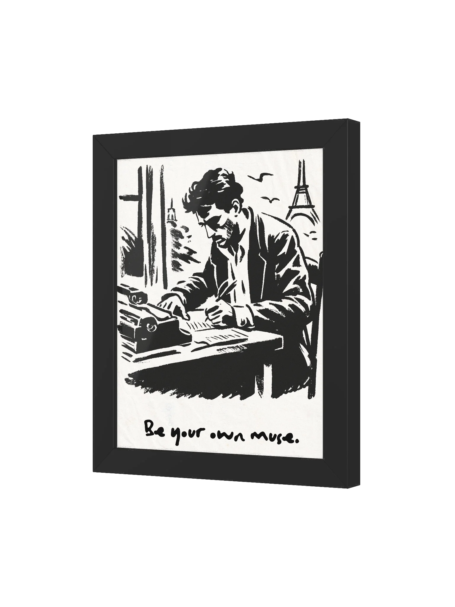 Be Your Own Muse Framed Paris Poster product image (14)