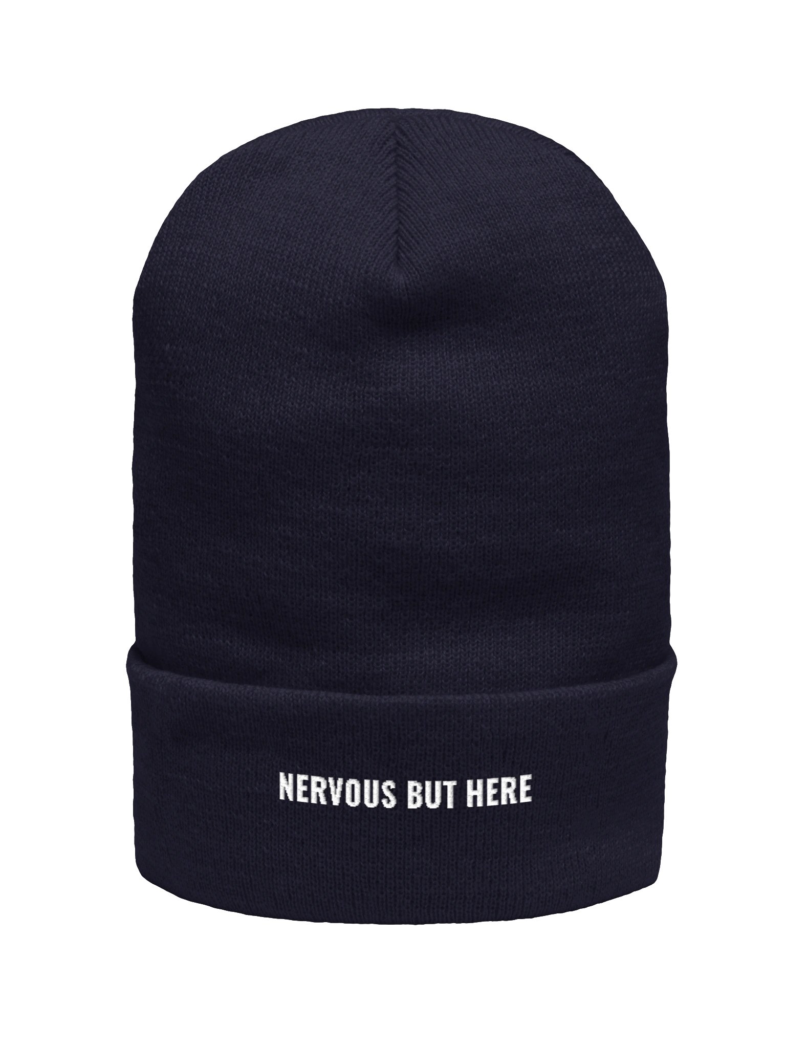 Nervous But Here Beanie product image (1)