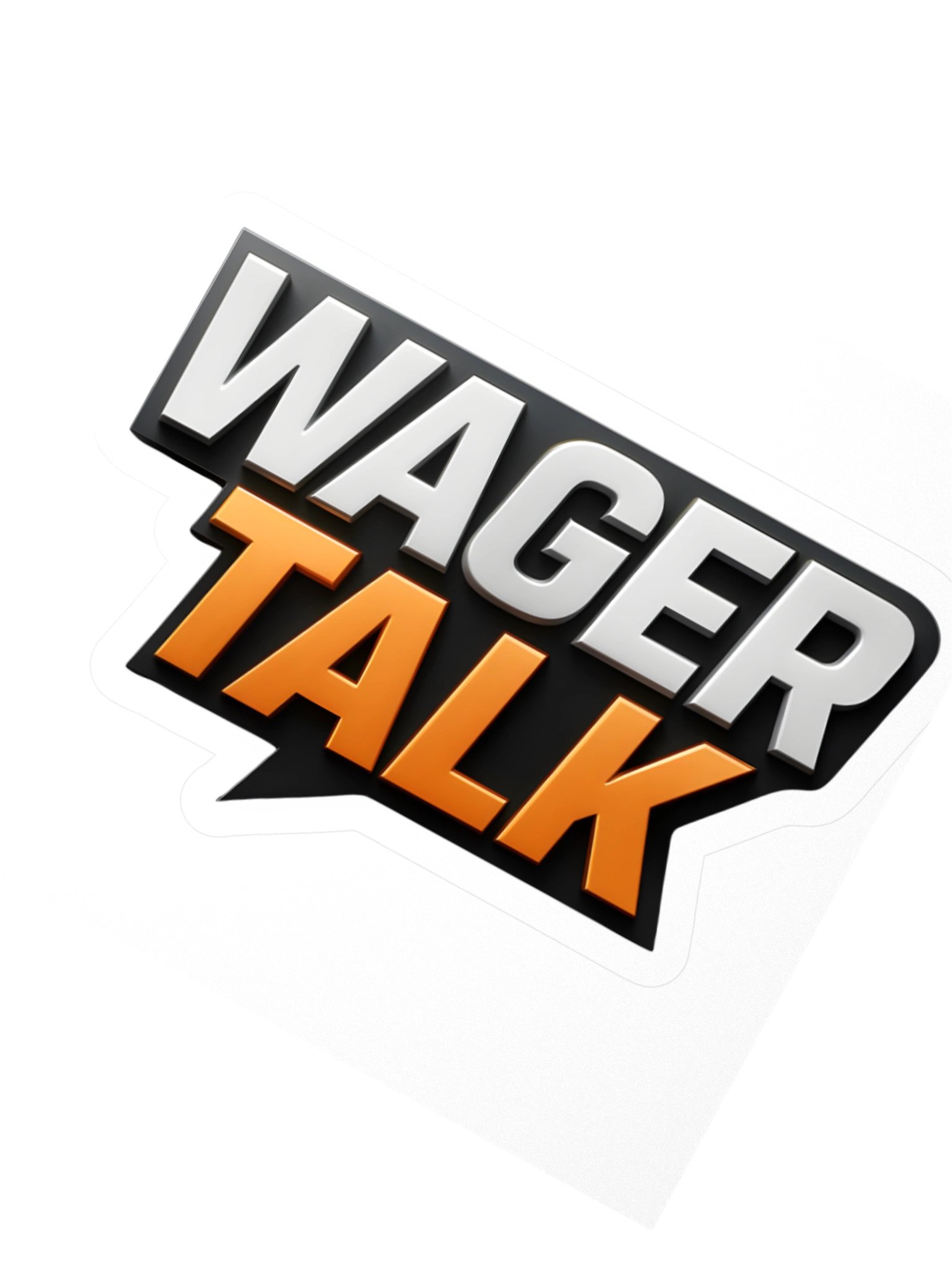 WagerTalk Logo Sticker product image (2)